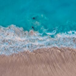 les bienfaits de l'eau de mer, l'image représente la mer