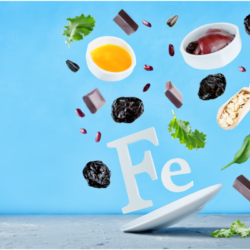 Quels sont les bienfaits du fer ? L'image représente tous les principaux aliments riches en fer.