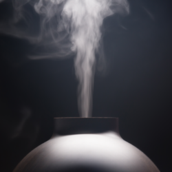 Découvrez comment choisir le diffuseur d'huiles essentielles bio idéal pour votre maison. Conseils pratiques, avantages et critères de sélection pour une ambiance parfumée et bienfaisante. L'image représente un diffuseur d'huiles essentielles en marche, sur un fond noir.