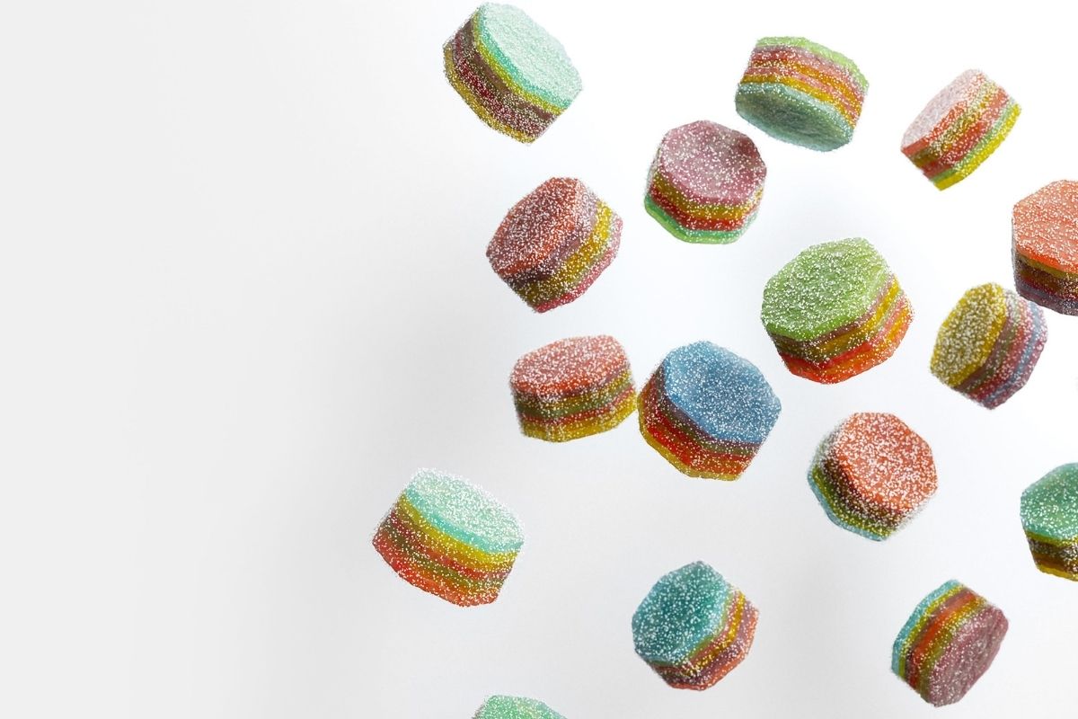 l'image représente les nourished gummies upsa personnalisées 7 en 1 vegan